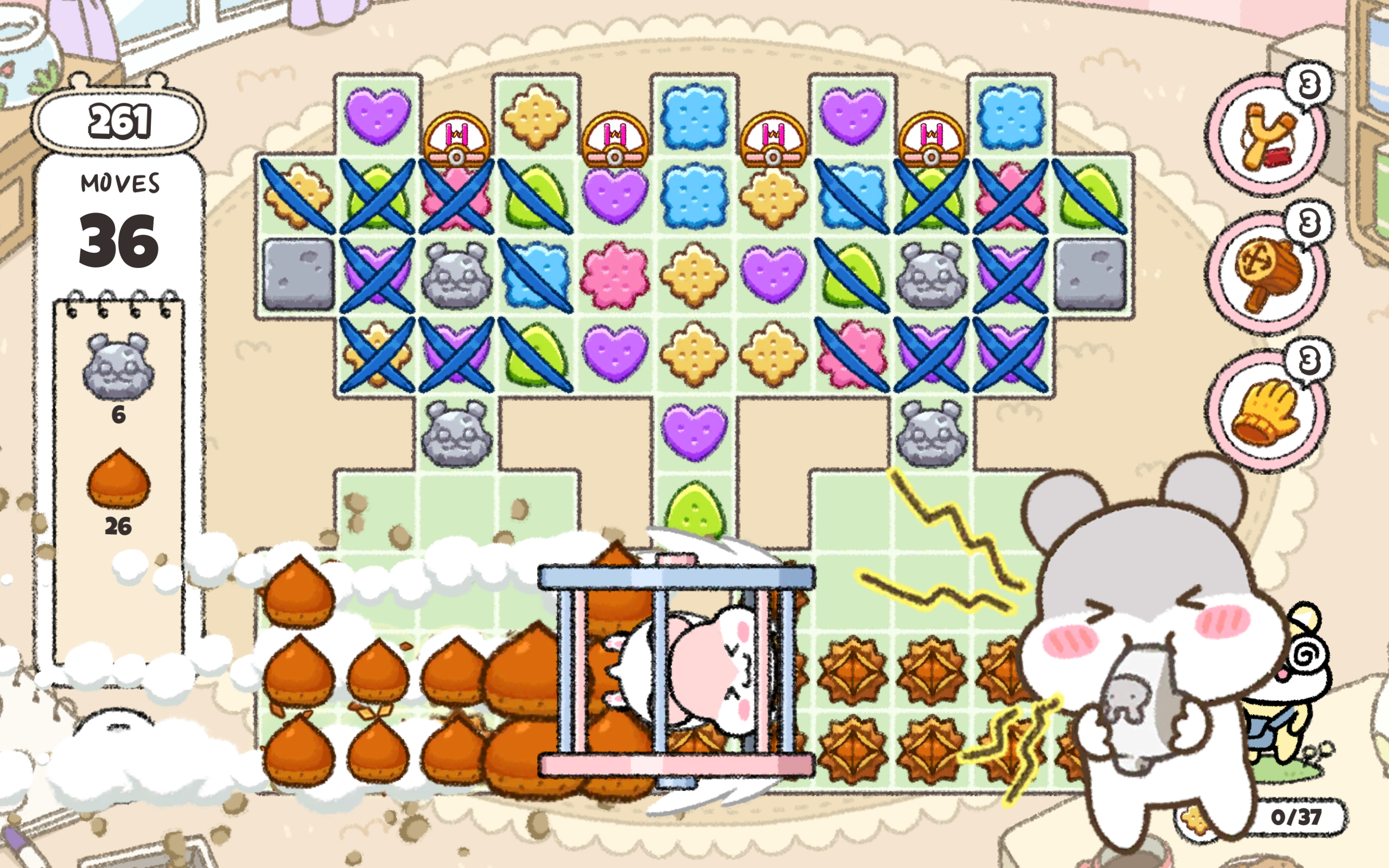 Captura de Tela do Jogo Hamster Town: the Puzzle
