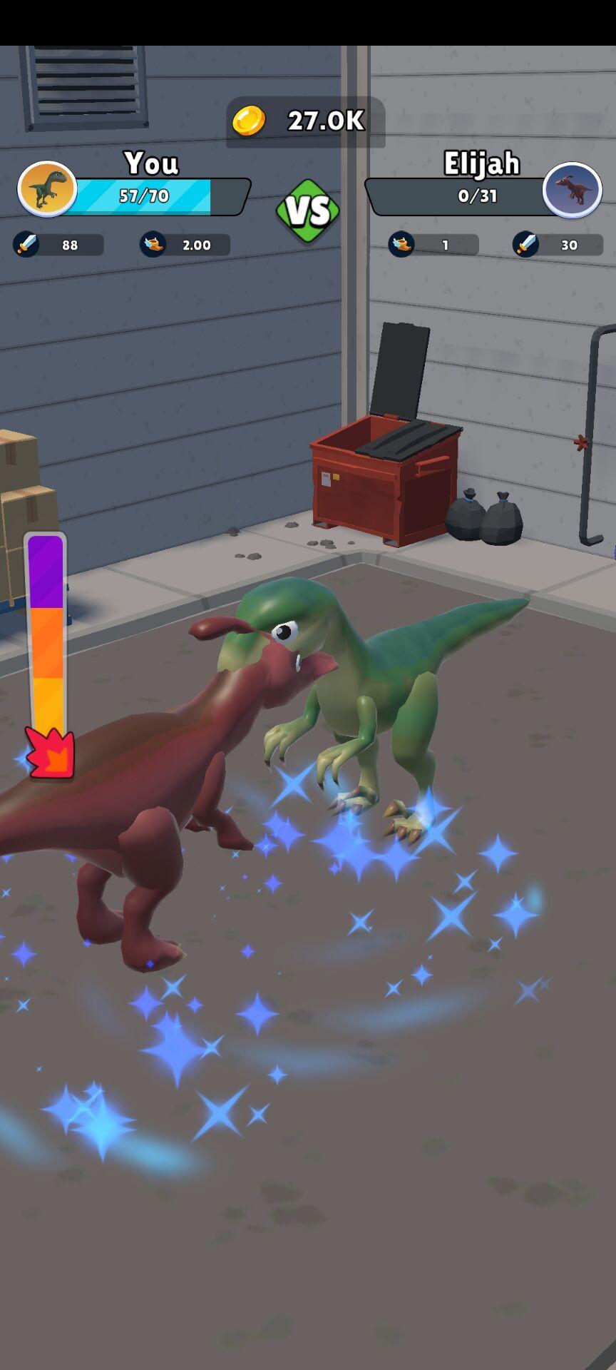 Dino Rampage Game Screenshot