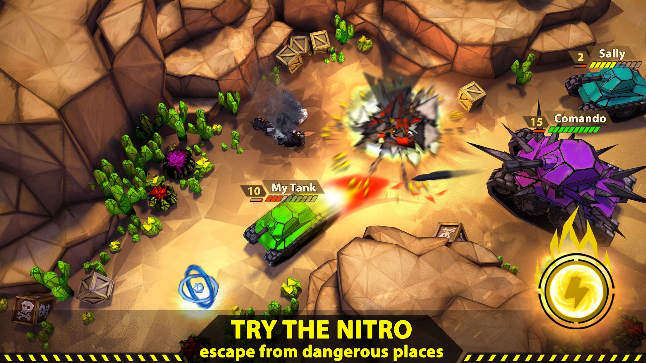 Crash of Tanks: Pocket Mayhem Game Screenshot