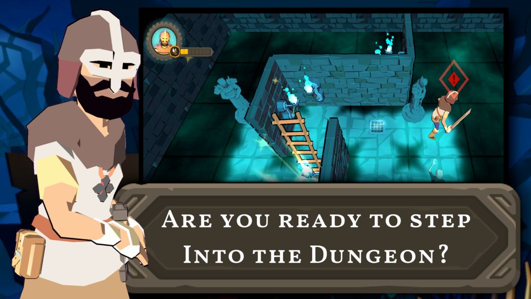 Into The Dungeon: Tactics Game ภาพหน้าจอเกม