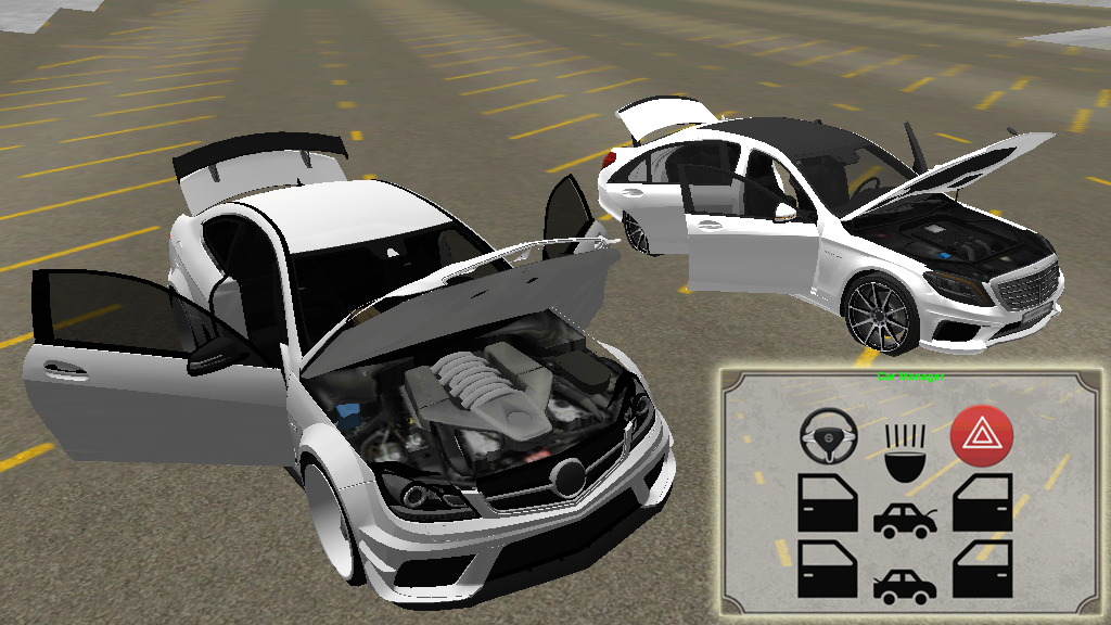 C63 Driving Simulator Game Screenshot
