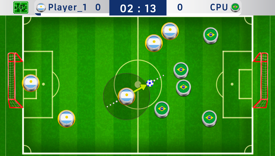 Finger Soccer Champion Game Screenshot