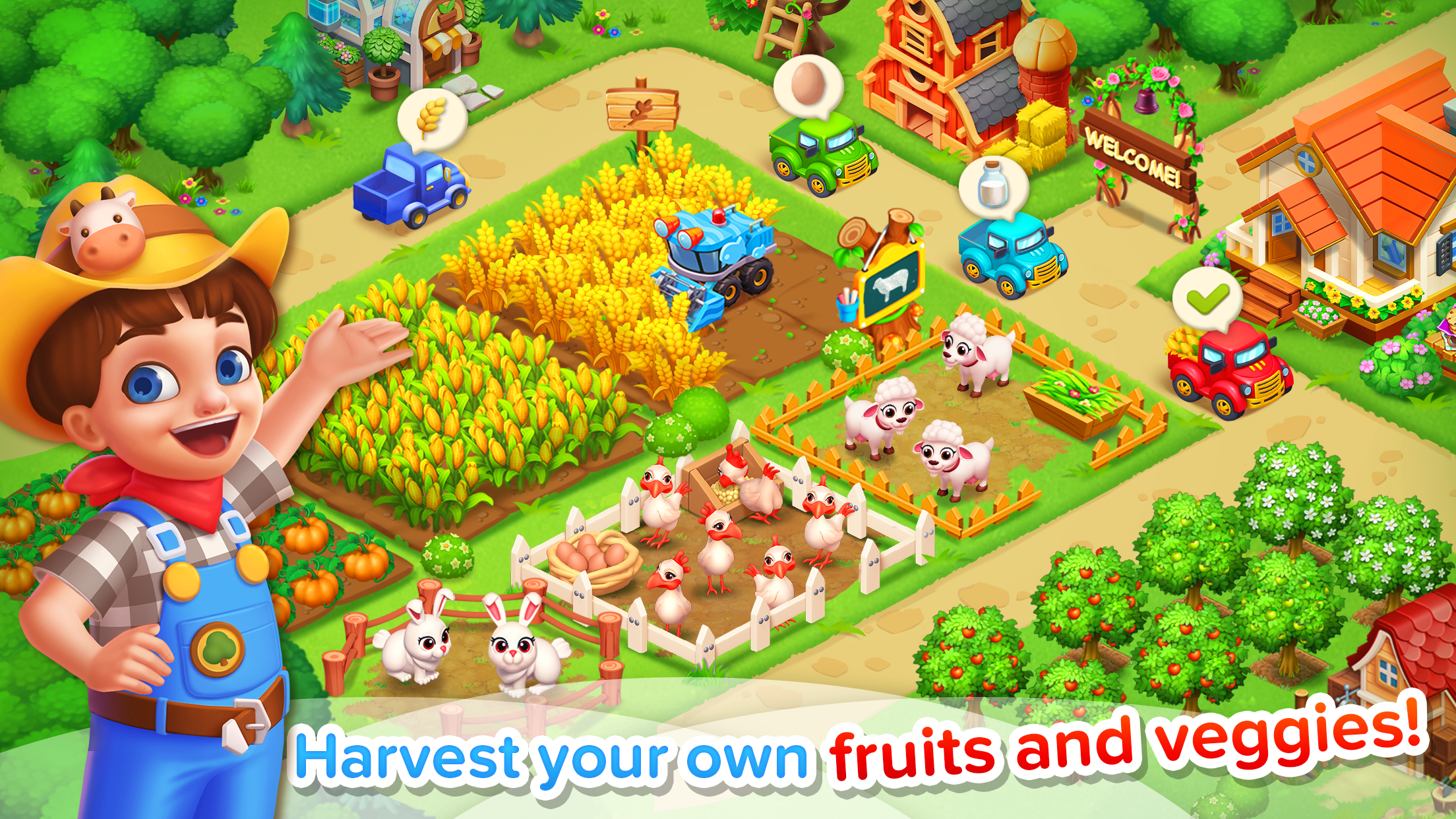 Family Farm Seaside Game Screenshot