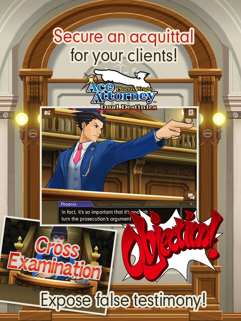 Ace Attorney: Dual Destinies ภาพหน้าจอเกม