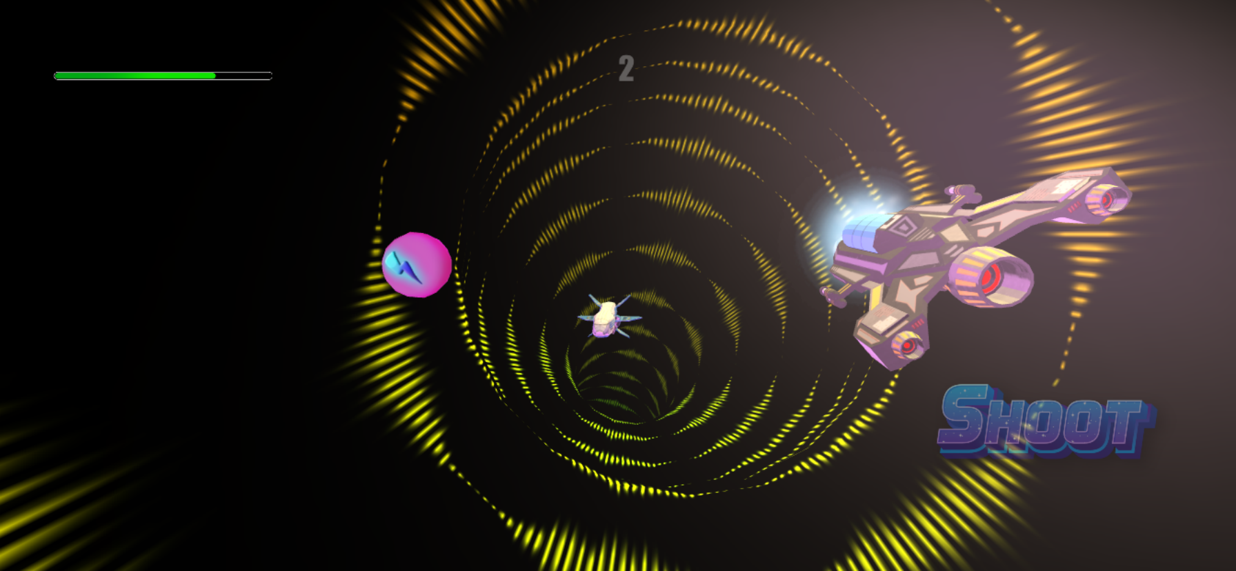 Galactic Drift: Tunnel Wars Game Screenshot