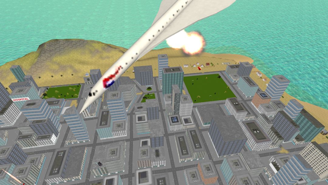 Flying Police Motorcycle Rider screenshot game