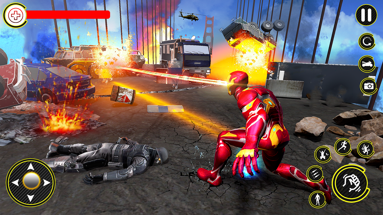 Screenshot 2 of Iron Hero Superhero: Iron Game 