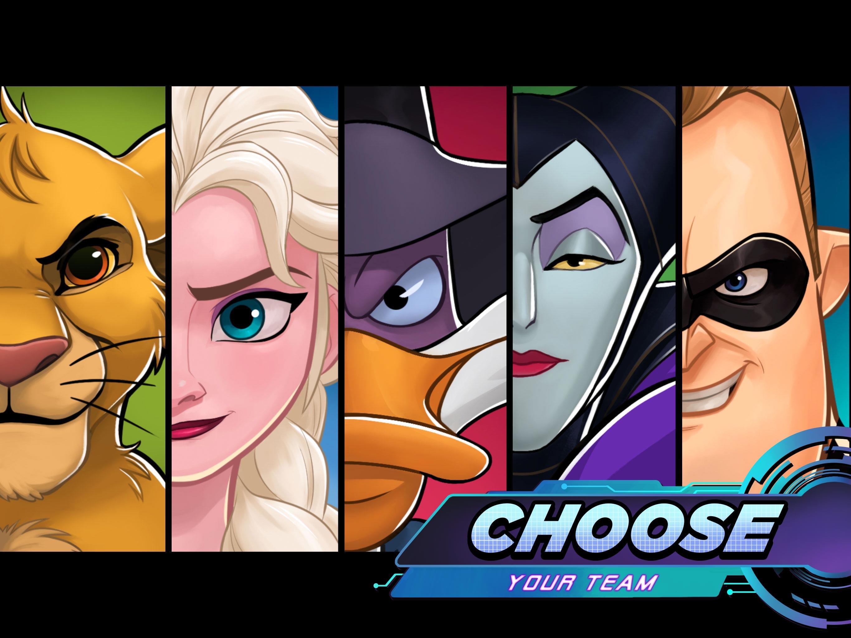 Disney Heroes: Battle Mode Game Screenshot