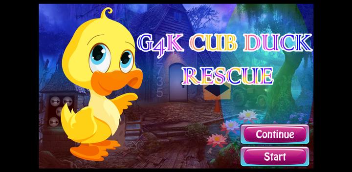 Banner of Kavi Escape ဂိမ်း 487 Cub Duck Rescue ဂိမ်း 