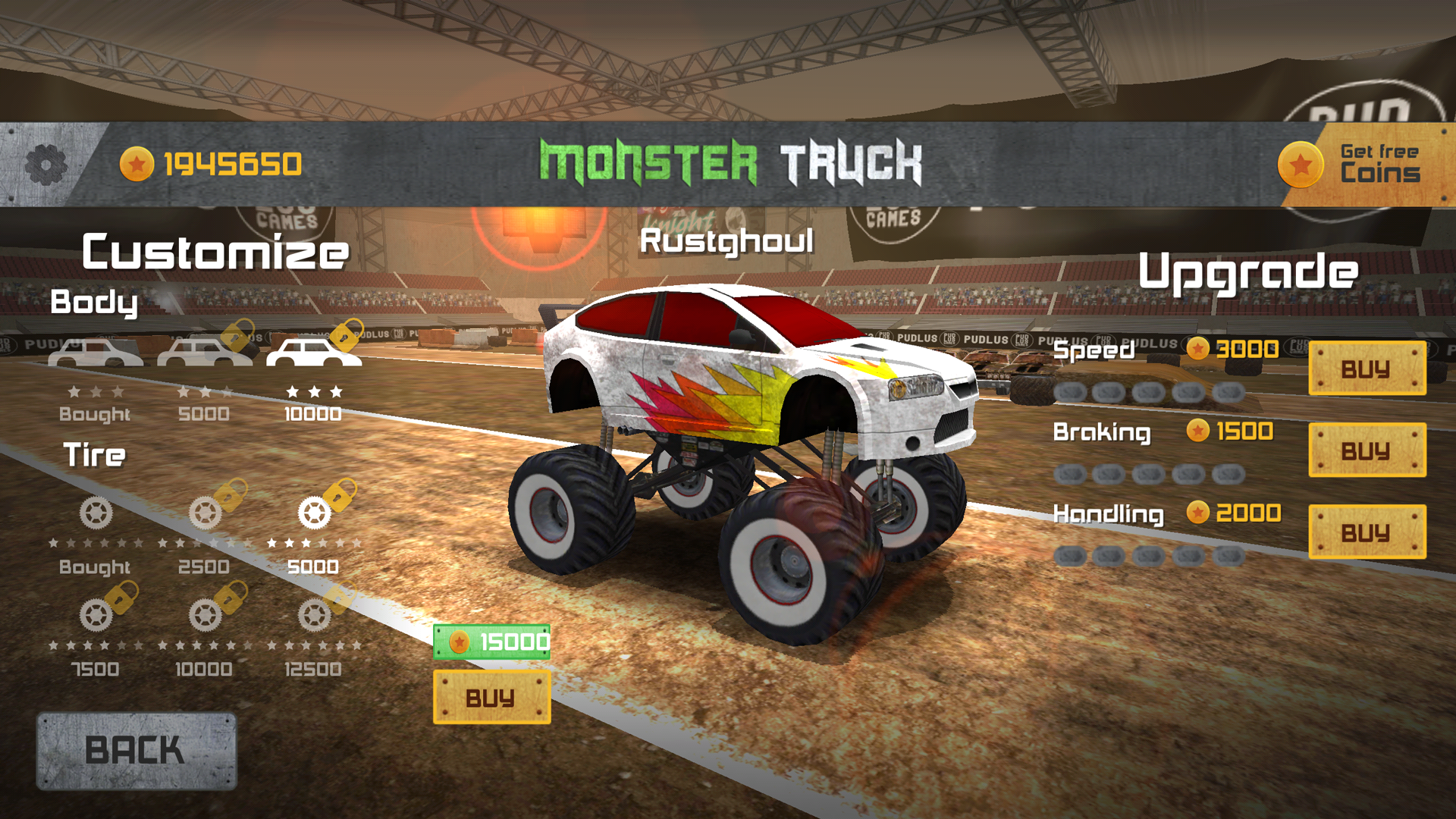 Monster Truck Race Game Screenshot
