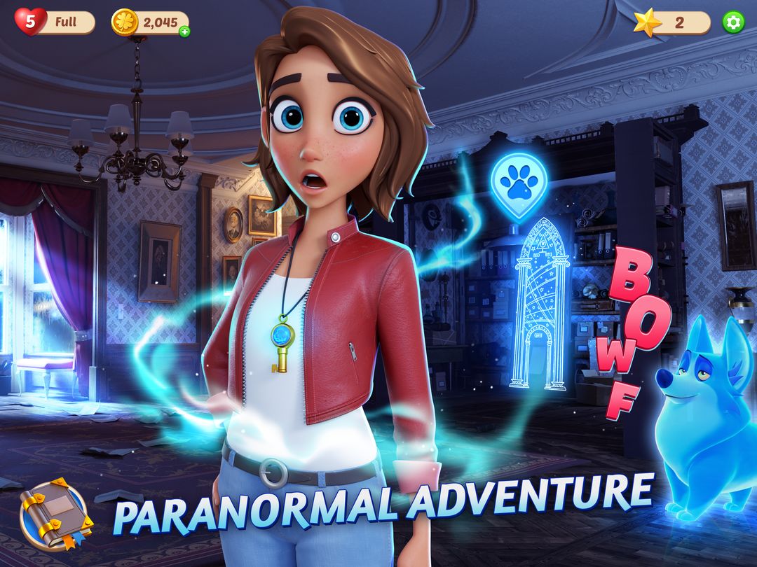 Supernatural City: Mystery Match 3 screenshot game