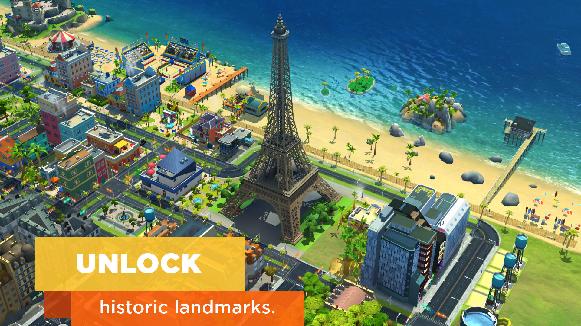 SimCity BuildIt ภาพหน้าจอเกม