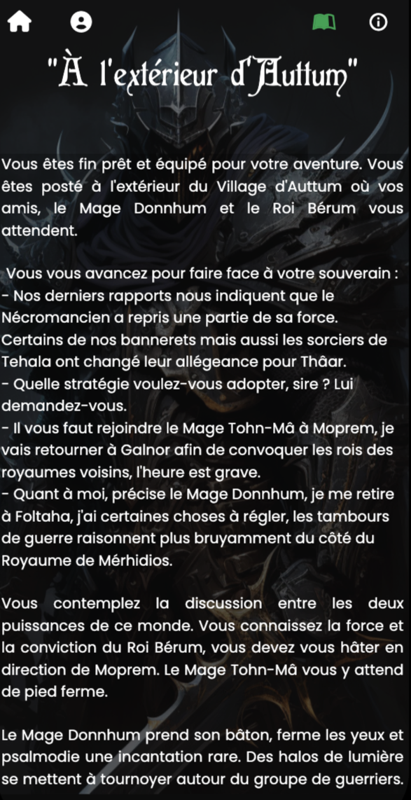Cuplikan Layar Game Les Chroniques d'une Quête