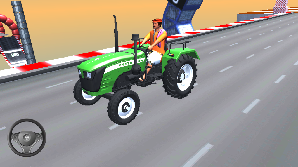 Indian Tractor Drive Simulator Game Screenshot