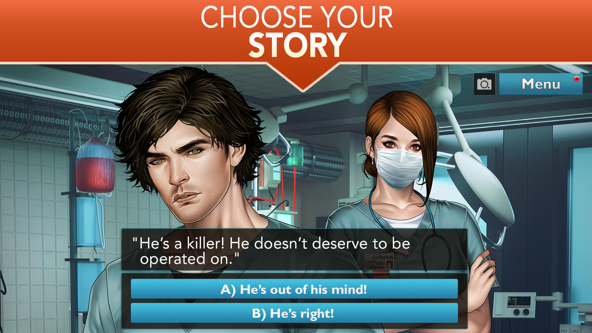 Is It Love? Blue Swan Hospital Game Screenshot