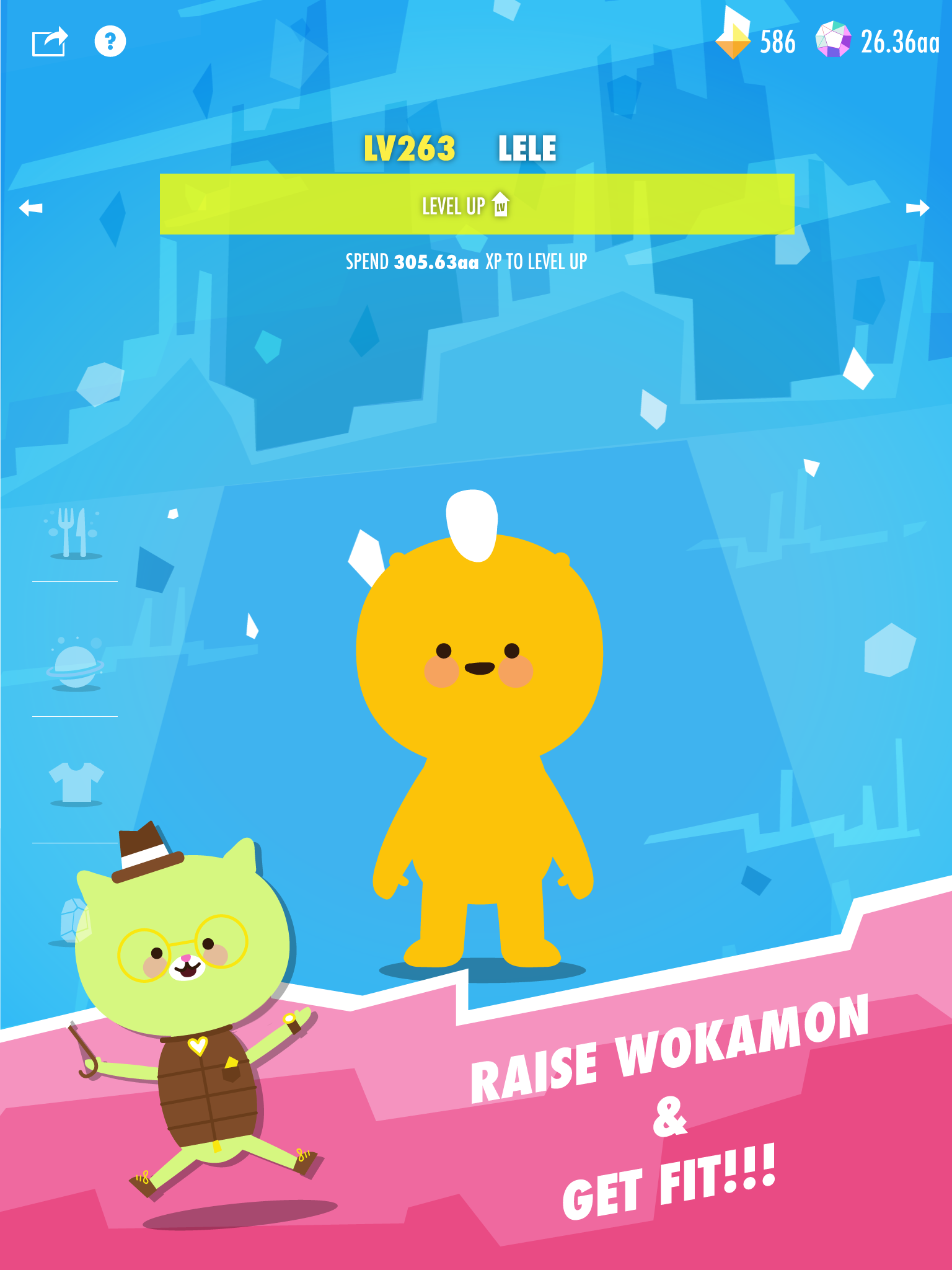 Wokamon: Walking games Game Screenshot