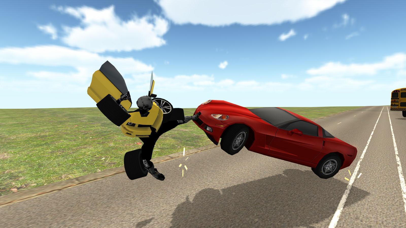 Advanced Muscle Robot Car Simulator 3D Free 게임 스크린샷