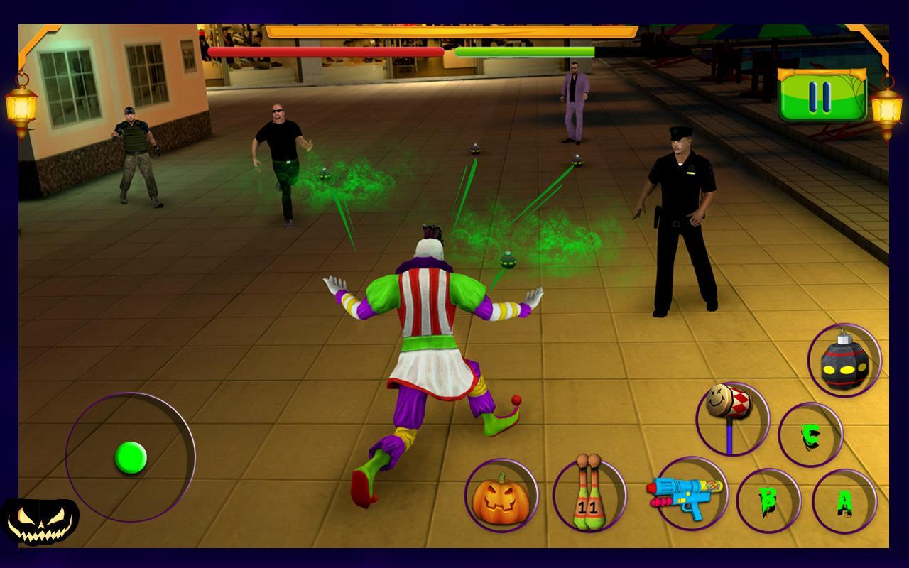 Scary Clown : Halloween Night Game Screenshot