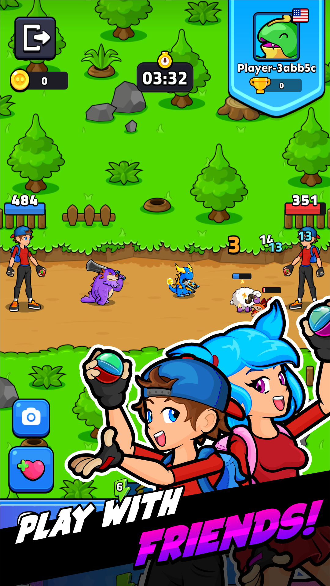 Pocket Warriors! 게임 스크린샷