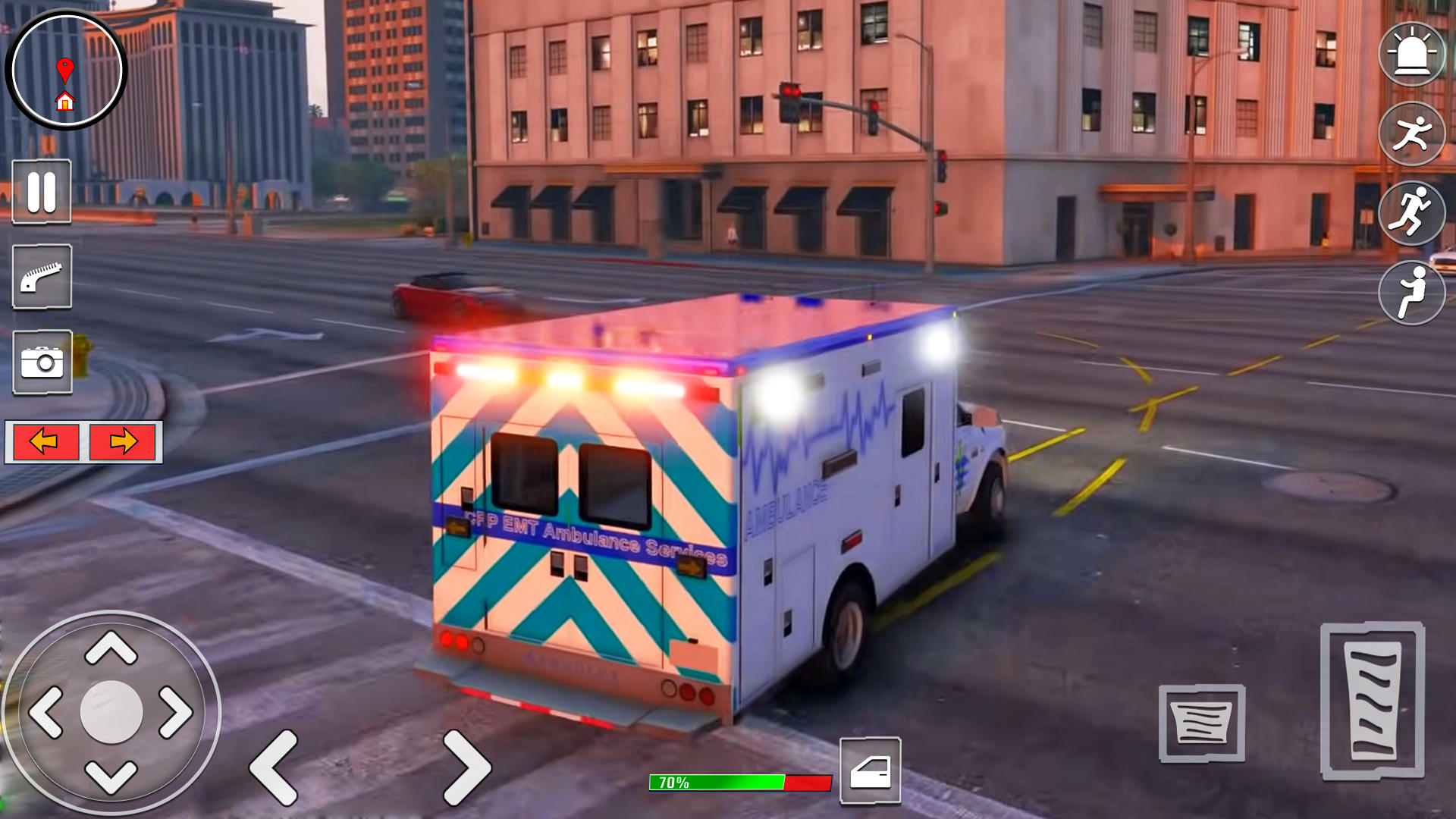 Ambulance Driver Simulator Game Screenshot