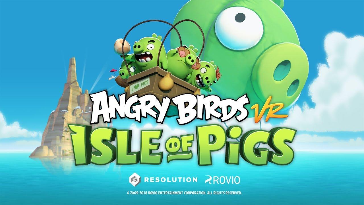 Screenshot of the video of Angry Birds AR: Isle of Pigs