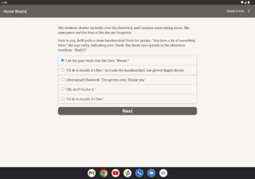 Cuplikan Layar Game Honor Bound