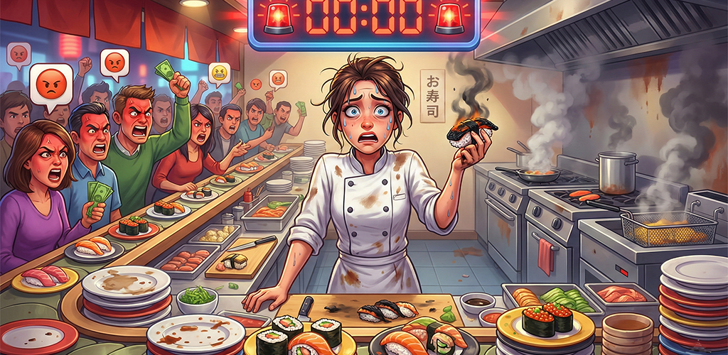 Banner of Rush Cooking Chef Madness Game 