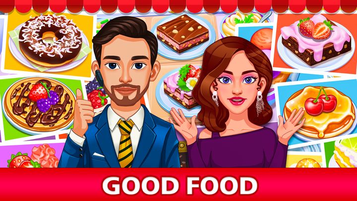 Jogos de cozinhar doces para fazer bolos - Jogo de restaurante de