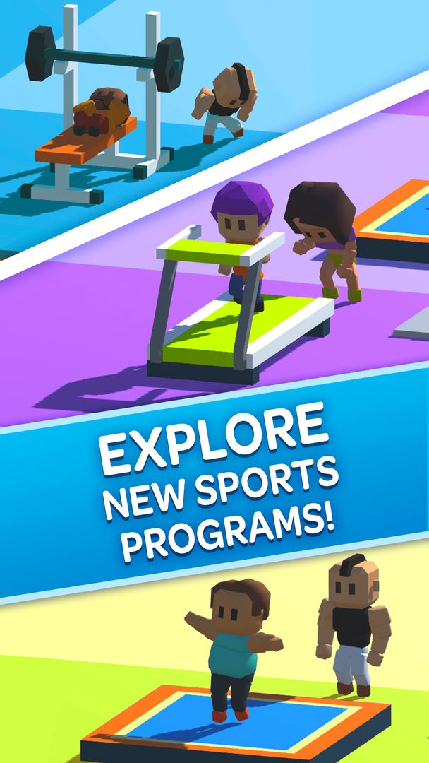 Fitness Corp. - idle sport business games screenshot game