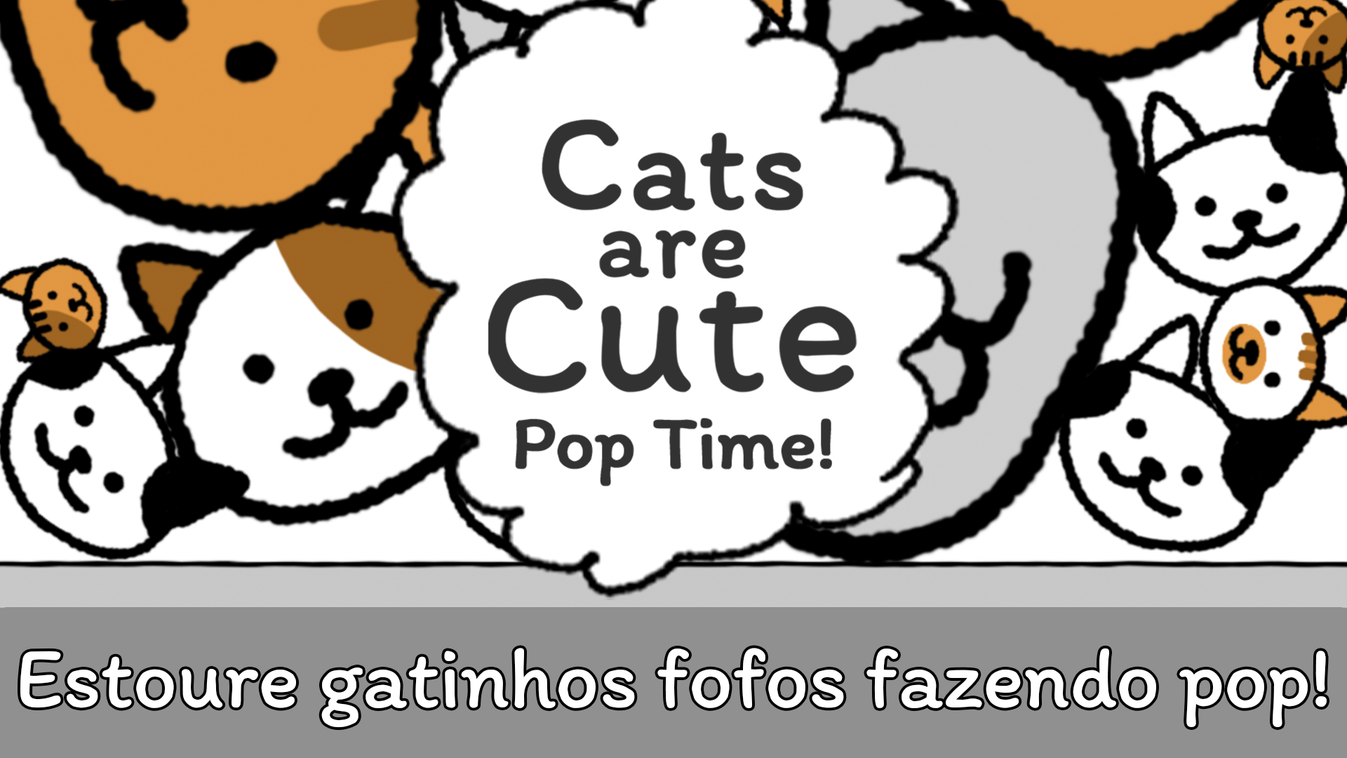 Captura de Tela do Jogo Cats are Cute: Pop Time!