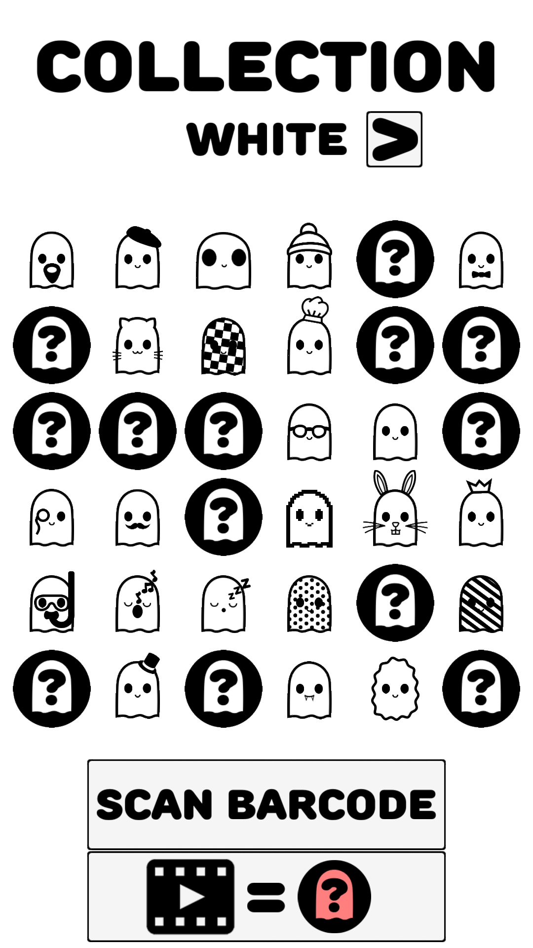Screenshot of Barcode Ghosts