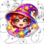 Sticker Color Game By Number
