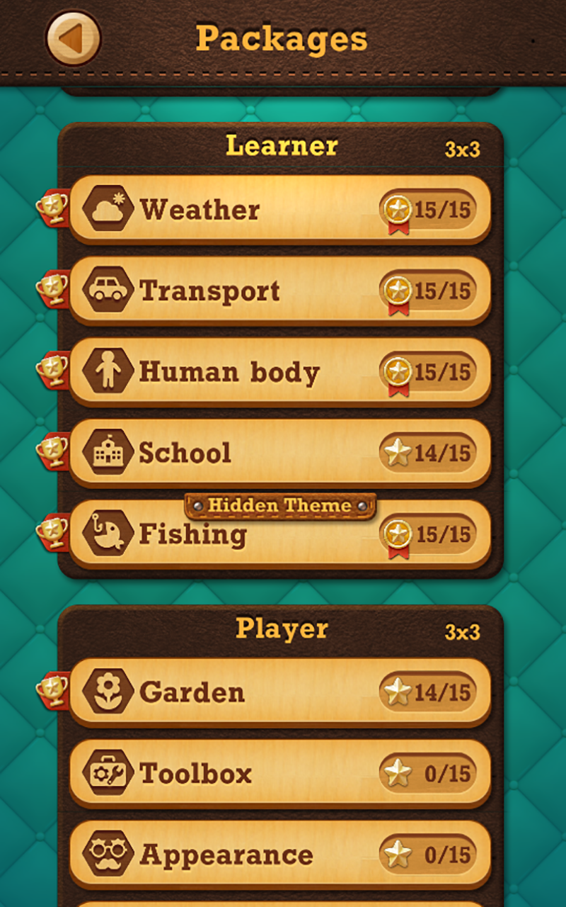 Words Crush: Hidden Themes! Game Screenshot