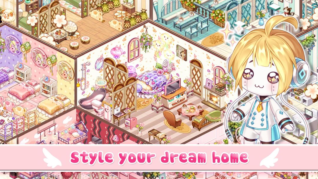 Kawaii Home Design screenshot game