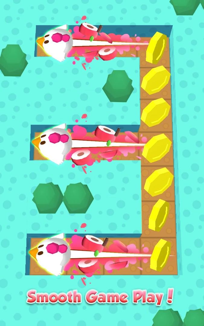 Slide Chicken screenshot game