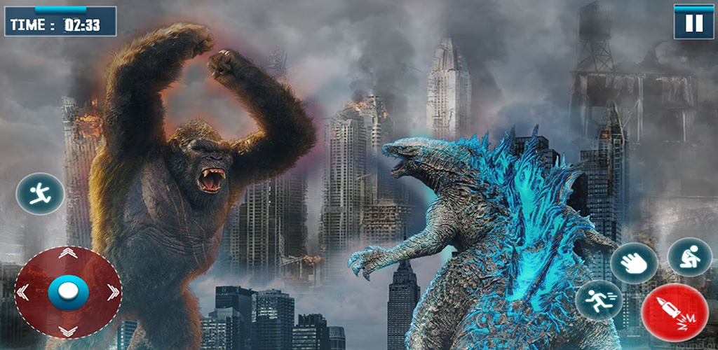 Screenshot of Godzilla vs King Kong Fight 3D