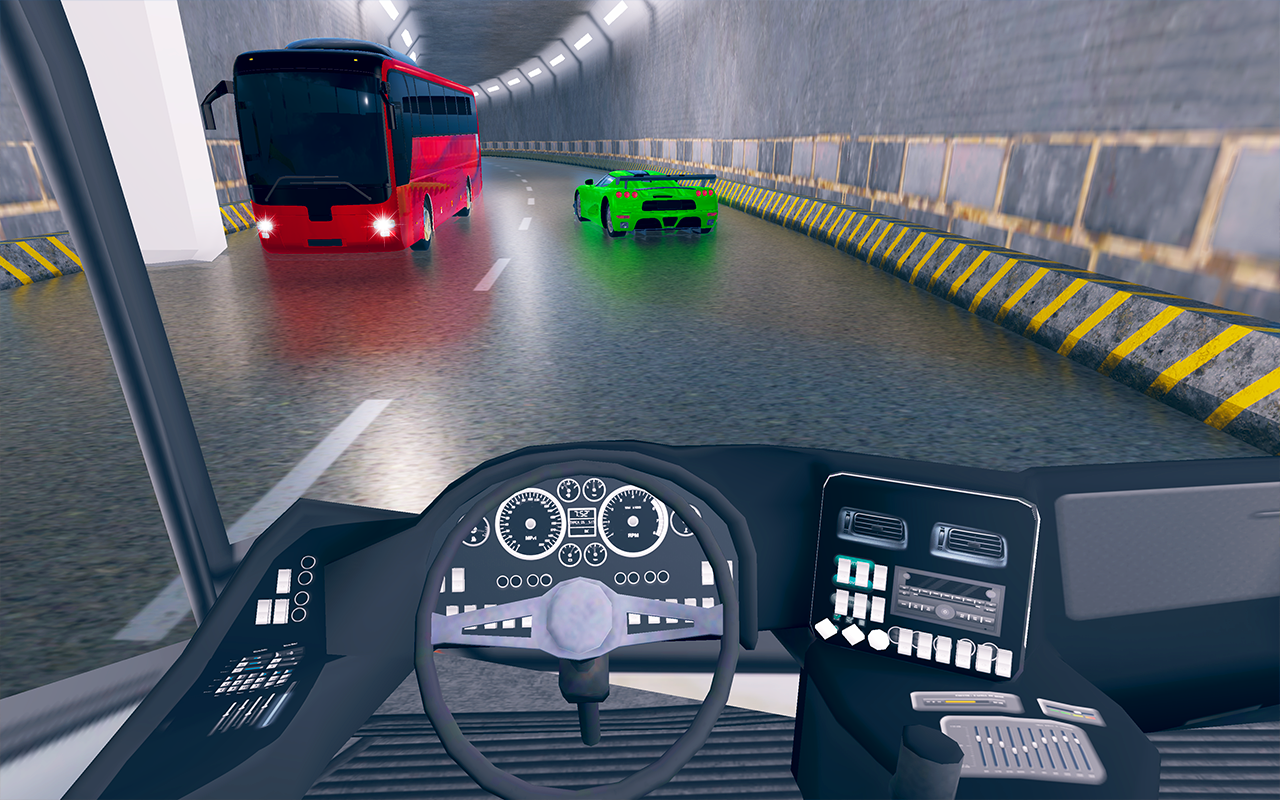 Screenshot 1 of Off Road Bus Simulator- ခရီးသွားဘတ်စ်ကား မောင်းနှင်ခြင်း။ 