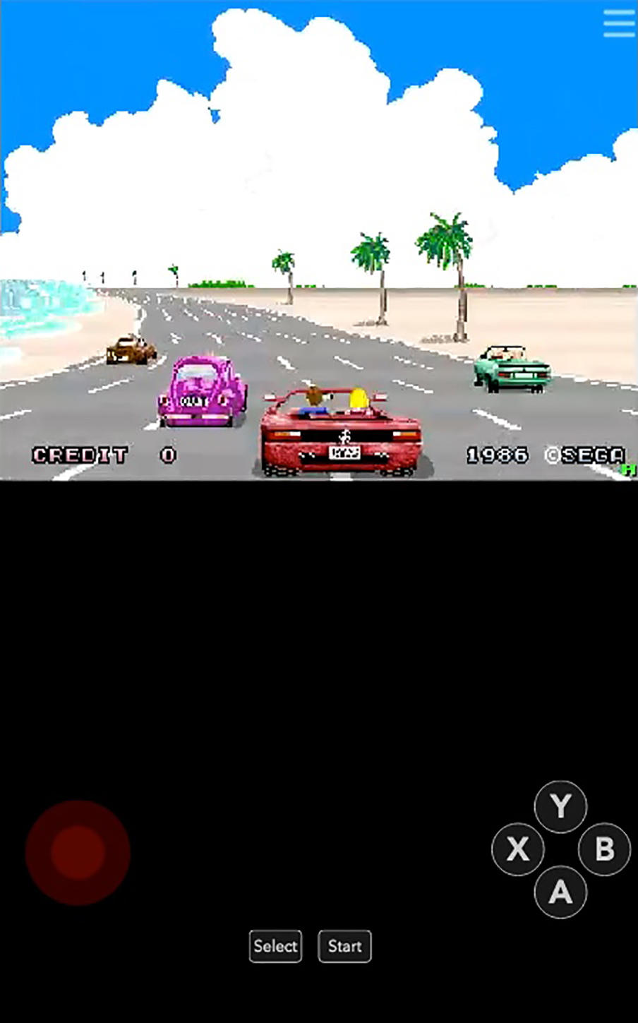 OutRun Game Screenshot
