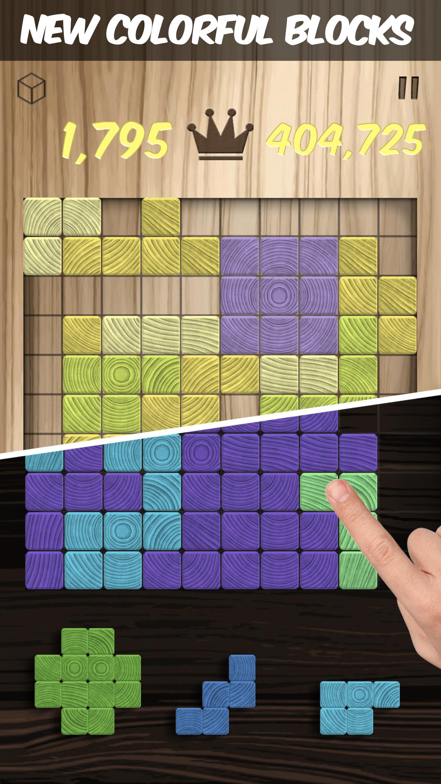 Cuplikan Layar Game Woodblox Puzzle Wooden Blocks