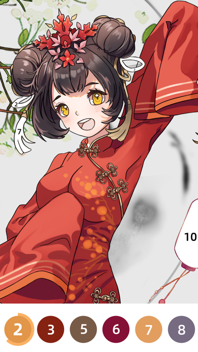 花花填色：数字涂色游戏 게임 스크린샷