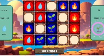 Captura de Tela do Jogo Elemental Flip