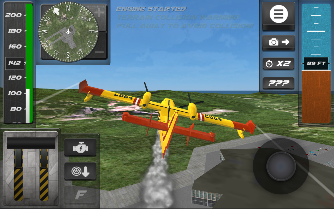 Airplane Flight Simulator 2017 Game Screenshot