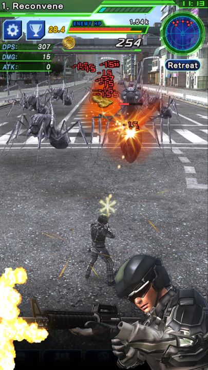 Screenshot 2 of TapWars:EARTH DEFENSE FORCE4.1 1.1.1