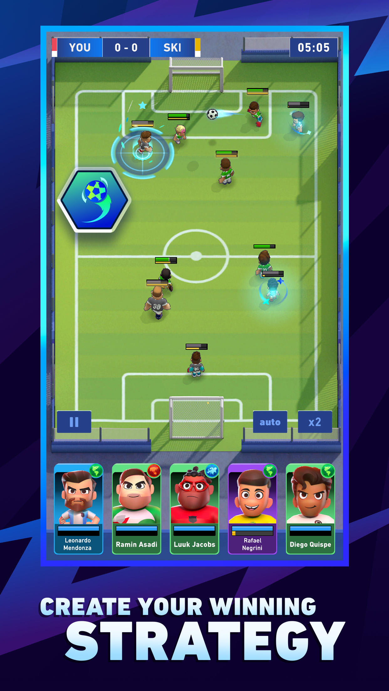 Screenshot of AFK Football: RPG Soccer Games