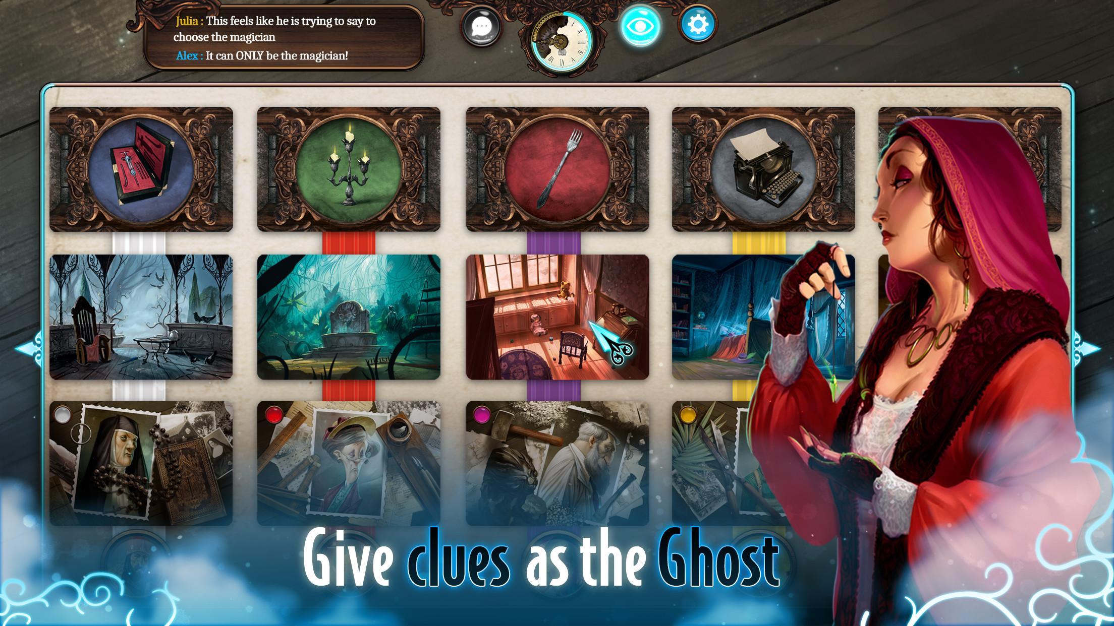 Mysterium: A Psychic Clue Game ภาพหน้าจอเกม