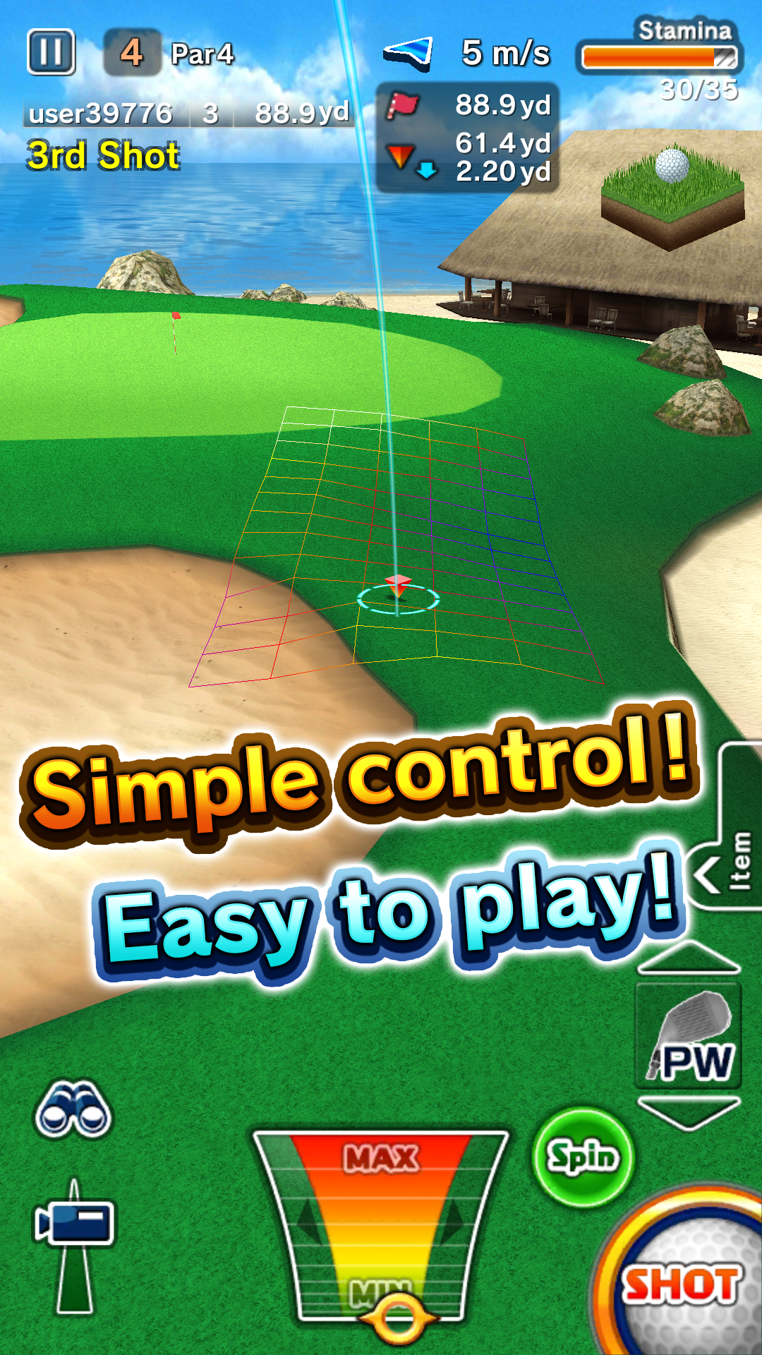 Golf Days:Excite Resort Tour Game Screenshot