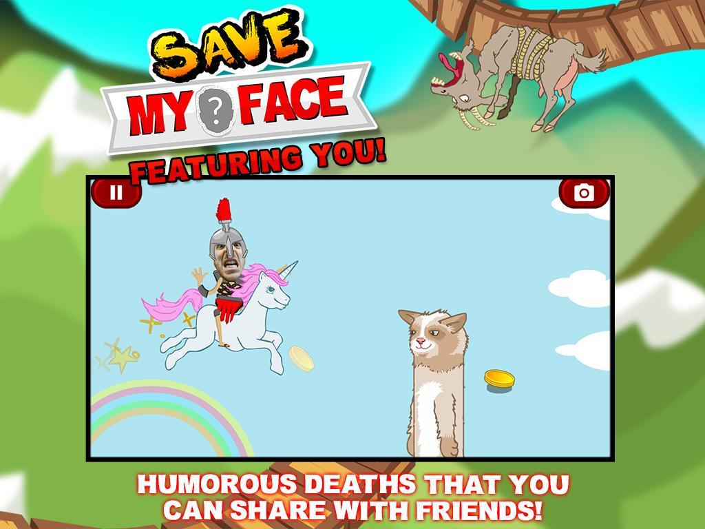 Save My Face - Don't die! Game Screenshot
