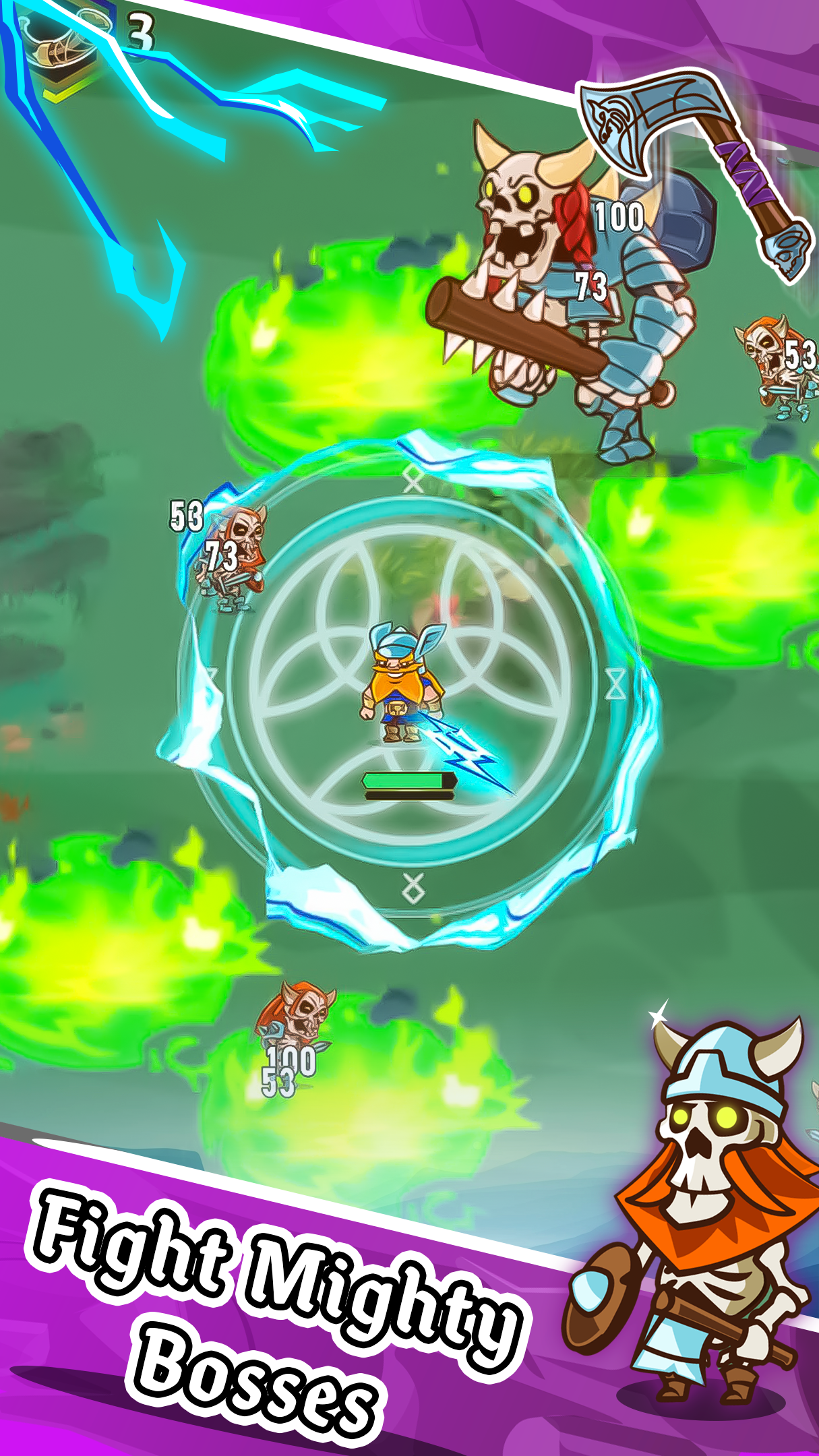 Viking Raider: Hordes from Hel ゲームのスクリーンショット