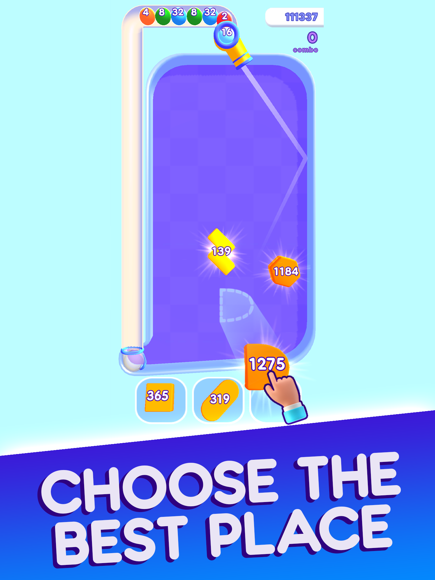 2048 Destruction Balls ゲームのスクリーンショット