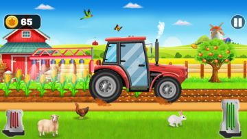 Farm Tractor Vehicles for Kids Game Screenshot